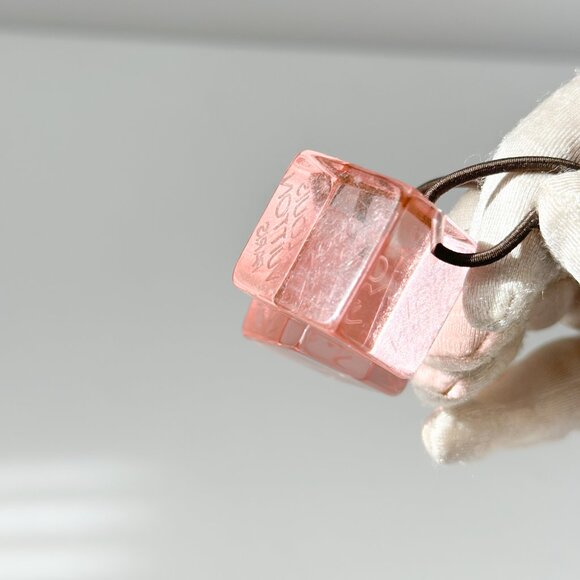 Louis Vuitton Cube Hair Tie - Pink - Picture 10 of 10